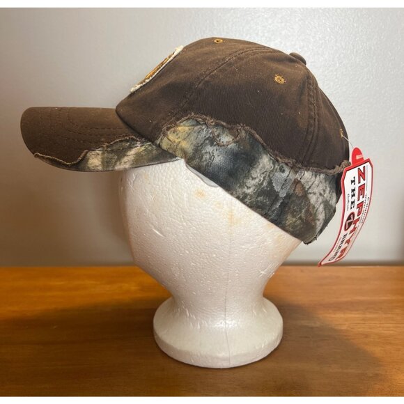Notre Dame Baseball Hat Cap Zephyr Camo Brown Fighting Iris New - Picture 2 of 6